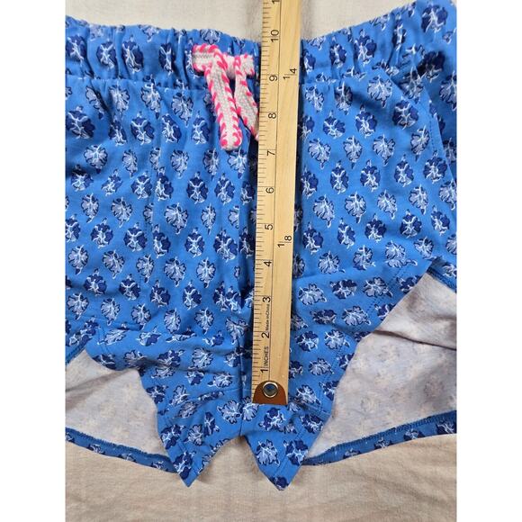 J.Crew Crewcuts Girls Block Print Shorts Floral Blue L NWT - Picture 4 of 8